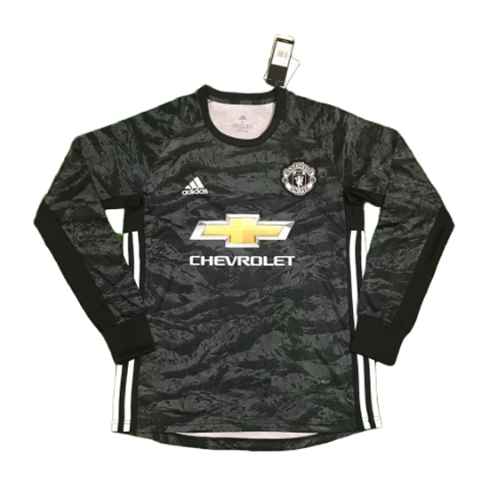 Maglia Manchester United Portiere Manica Lunga 2019/2020 Nero - Clicca l'immagine per chiudere